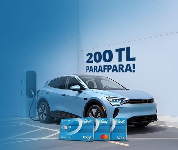 Elektrikli araç şarj istasyonu harcamalarınıza 200 TL ParafPara